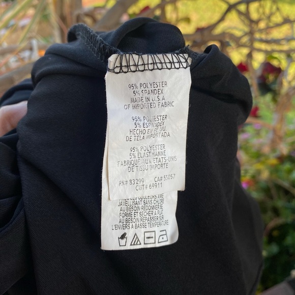 Tiana B Black Shift Dress LARGE - Picture 5 of 7